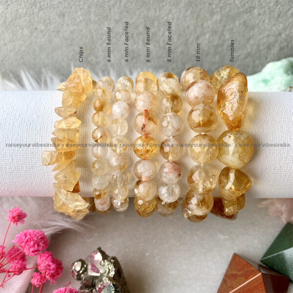 Energized Citrine Bracelet (Abundance, Manifestation Growth - Success) AAA-Super | 100% Authentic & Natural - Image 2