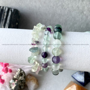 Energized Multi Fluorite Bracelet (Cleansing Learning Structure - Clarity) 8mm | 100% Authentic & Natural