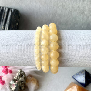 Energized Yellow Calcite Bracelet (Personal power - Confidence-Positivity) | 100% Authentic & Natural