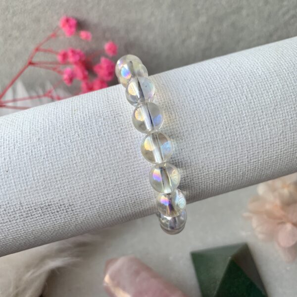Energized Angel Aura Quartz Bracelet (Emotional Balance) | 100% Authentic & Natural