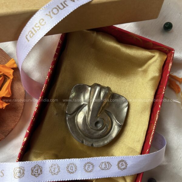 Natural Pyrite Ganeshji | 100% Natural & Certified - No Resin - Height 2-2.5inch - Image 3