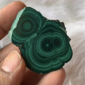 NATURAL MALACHITE SLICE