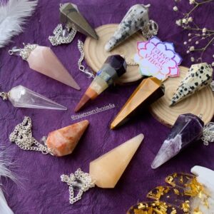 Natural Crystal Point Pendulums Dowser | 💎100% Authentic & Natural