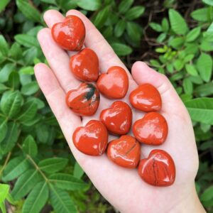 Natural Red Jasper Heart (Health - Endurance - Vitality - Sexual Pleasure ) |💎100% Authentic & Natural