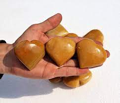Natural Yellow Aventurine Heart (Personal power – Leadership – Confidence ) 1-1.5 inches |💎100% Authentic & Natural