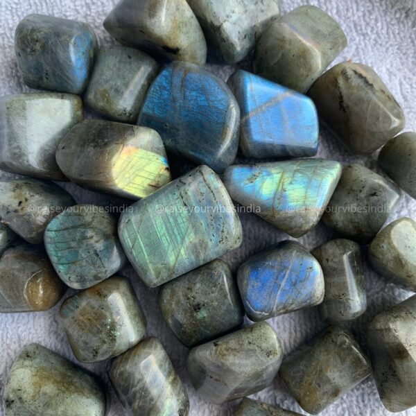 Natural Labradorite Tumble (Transformation – Raise consciousness – Awareness- Intuitions) |💎100% Authentic & Natural
