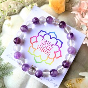 ENERGIZED Inner Peace and Clarity bracelet 8mm |💎100% Authentic & Natural