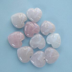 Natural Rose Quartz Heart 1-1.5 inches |💎100% Authentic & Natural