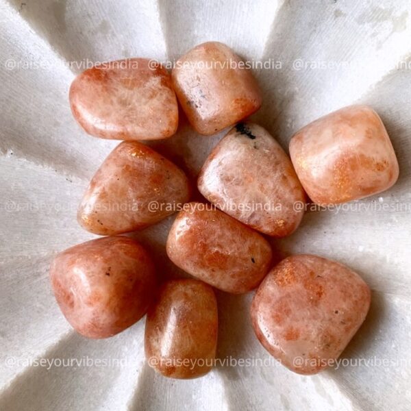 Natural Sunstone Tumble (Joy-Inspiration- light) |💎100% Authentic & Natural