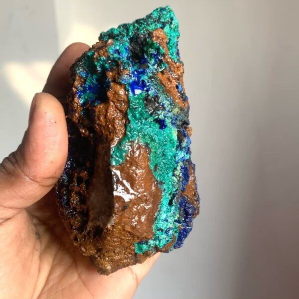 Natural Stunning Azurite Malachite Cluster |💎100% Authentic & Natural