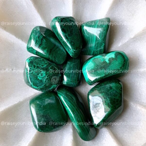Natural Malachite Tumble |💎100% Authentic & Natural