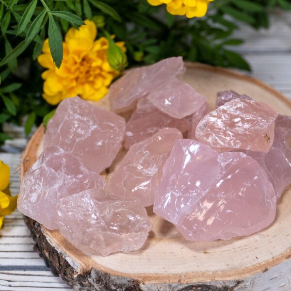 Premium Rose Quartz Raw |💎100% Authentic & Natural