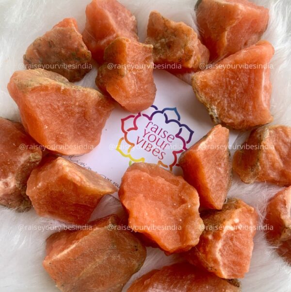 Natural Orange Calcite Raw |💎100% Authentic & Natural