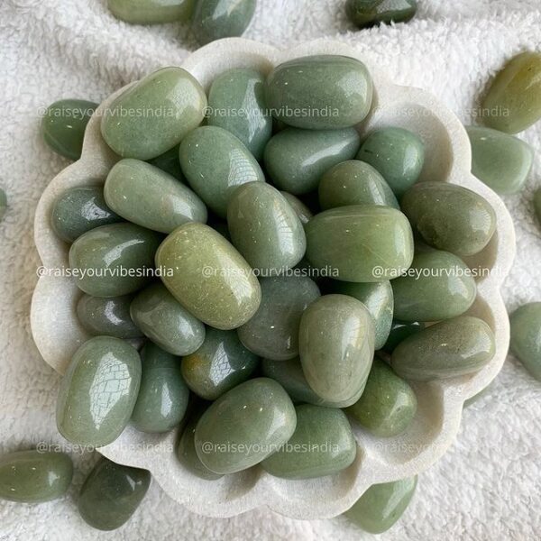 Natural Green Aventurine Tumble AAA ( Abundance, Luck, Manifestation, Success, Opportunities) |💎100% Authentic & Natural