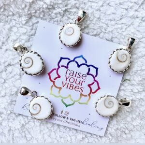 Natural Gomti Chakra 92.5 Silver Pendant | 100% Authentic & Natural