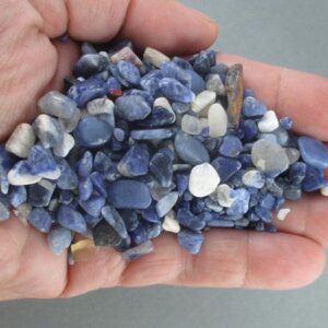 Natural Sodalite Chips (Logic – Intelligence - Clarity) |💎100% Authentic & Natural