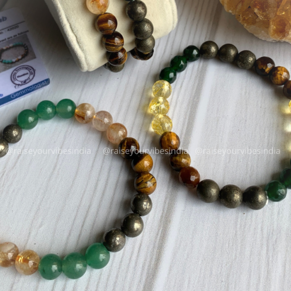 ENERGIZED Money Magnet Bracelet 6mm - 8mm |💎100% Authentic & Natural - Image 3
