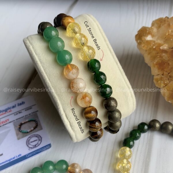 ENERGIZED Money Magnet Bracelet 6mm - 8mm |💎100% Authentic & Natural - Image 2