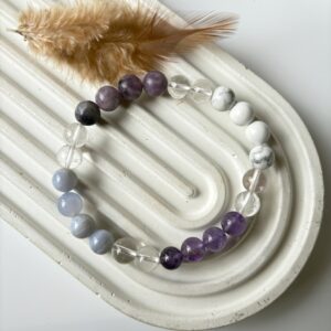 ENERGIZED Anti Anxiety / Anger management bracelet 8mm |💎100% Authentic & Natural