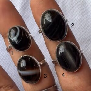 Natural Sulemani Akik 92.5 Silver Ring | Adjustable | 100% Authentic & Natural