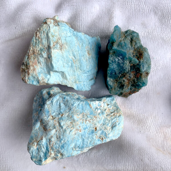 Natural Blue Apatite Raw |💎100% Authentic & Natural