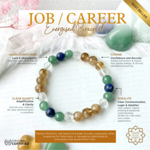ENERGIZED Job / Career bracelet |💎100% Authentic & Natural