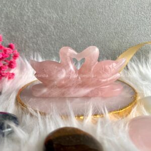 ROSE QUARTZ MANDARIN DUCKS FOR LOVE & RELATIONSHIP