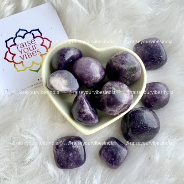 NATURAL Lepidolite Tumble