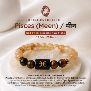 Energized PISCES ♓ / Meen (मीन) Rashi - (Feb 19 - Mar 20) Bracelet