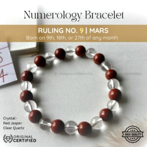 Energized Numerology No.9 Bracelet | Ruling Planet Mars (मंगल)