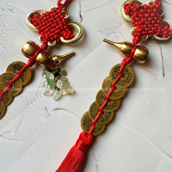 ✨Fengshui WU LOU with 5 Lucky Coins Hanging - Image 2