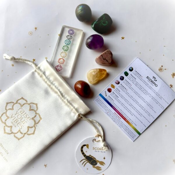 Energized Healing Kit for Zodiac SCORPIO (Oct 23 – Nov 21)