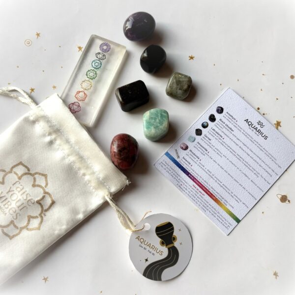 Energized Healing Kit for Zodiac AQUARIUS (Jan 20 – Feb 18)