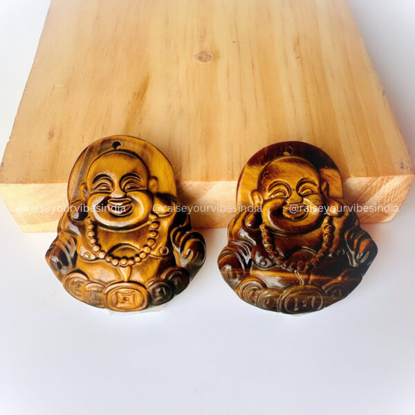 Energised Tiger eye 🤎 Laughing Buddha