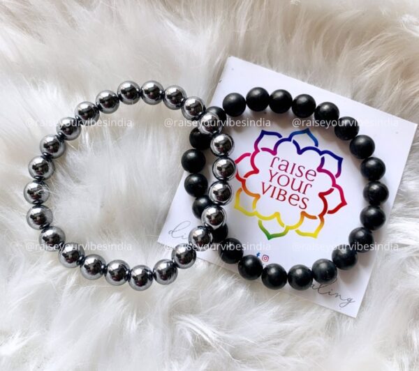 ⚫️Shungite and ⚪️Elite Shungite. Bracelet