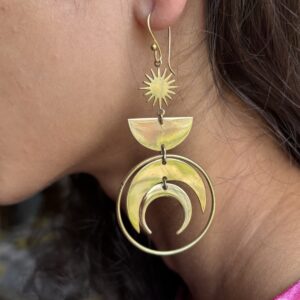 Boho SunMoon Earring