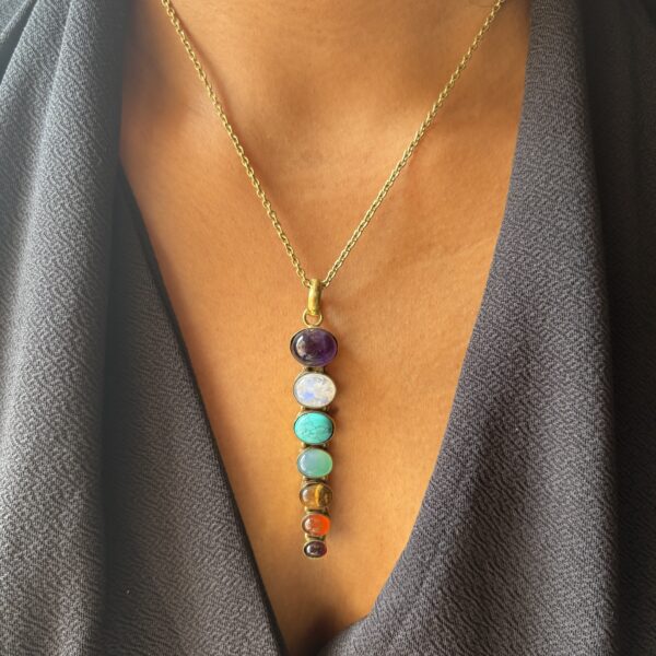 Boho 7 Chakra Pendant