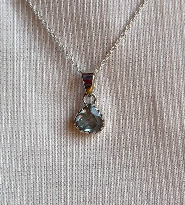 Energized Aquamarine 92.5 Silver Pendant Natural | Skin Touch | 100% Authentic & Natura