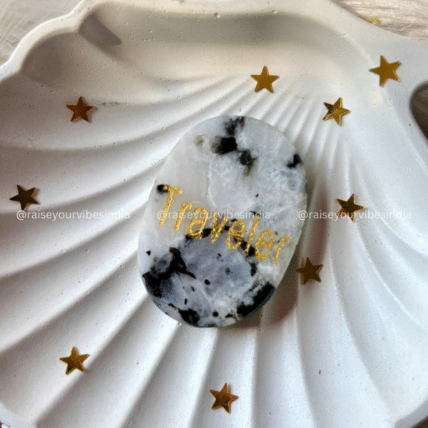 Traveler - Rainbow Moonstone Pocket Stone