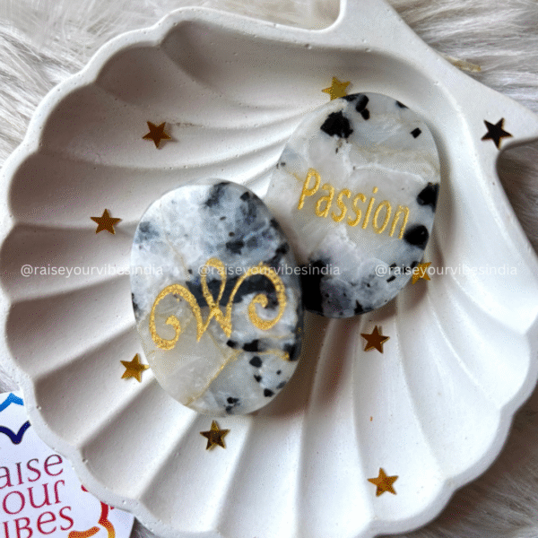 Passion - Rainbow Moonstone Pocket Stone