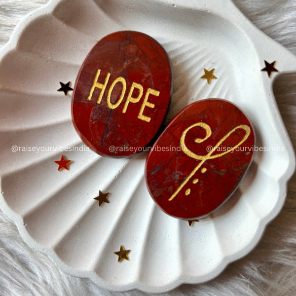 HOPE - Red Jaspar Pocket Stone