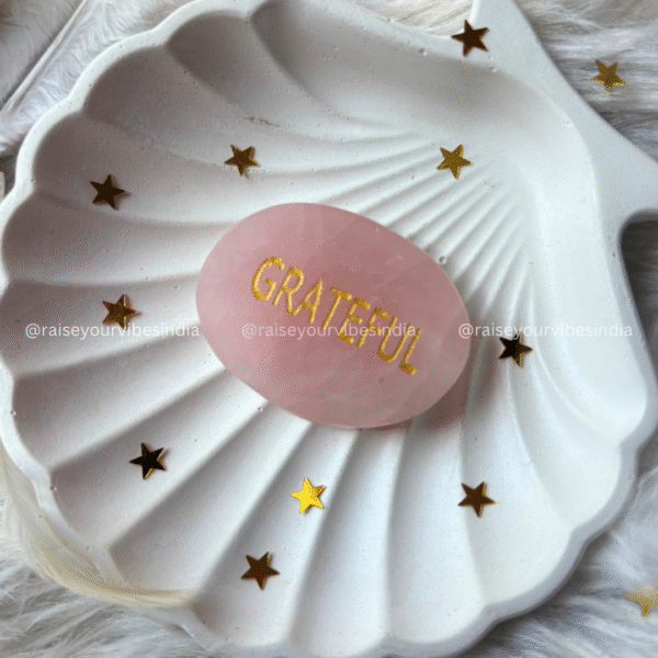 Grateful - Rose Quartz Pocket Stone