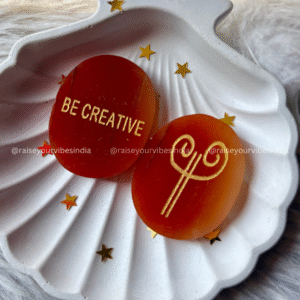 Be Creative - Carnelian coin