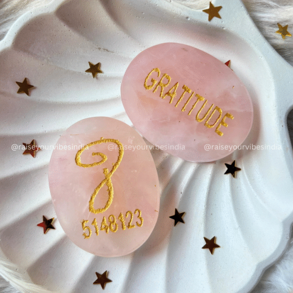Gratitude - Rose Quartz Pocket Stone