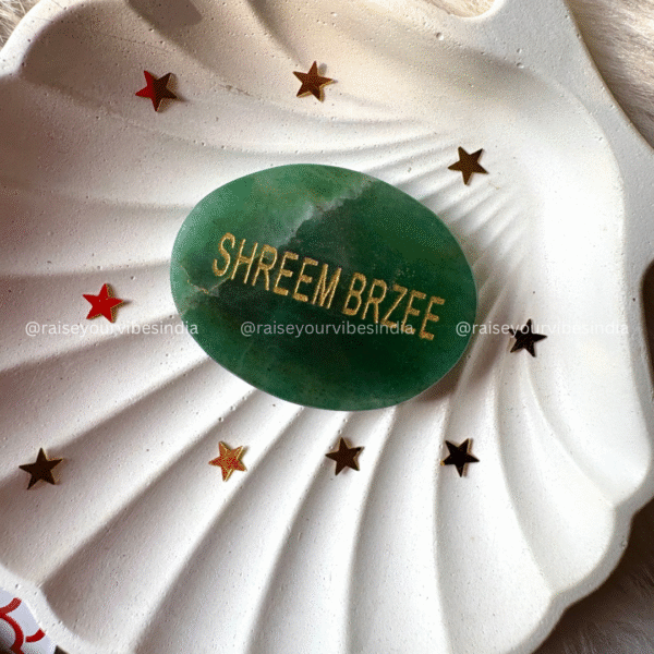 SHREEM BRZEE - Green Aventurine Pocket Stone