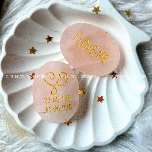 I Love Me - Rose Quartz Pocket Stone