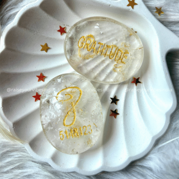 Gratitude - Clear Quartz Pocket Stone