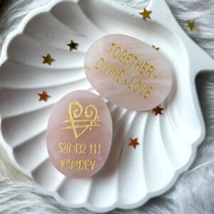Love/ Marriage/ Couple - Rose Quartz Pocket Stone