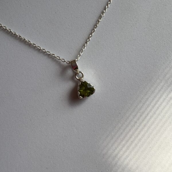 Energized Peridot 92.5 Silver Pendant Natural | Skin Touch | 100% Authentic & Natura