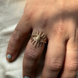 Boho Evil Eye Ring